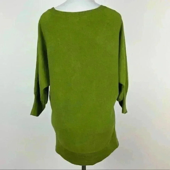 New York and Co sweater size XS Green V-neck Dolan - Picture 9 of 12